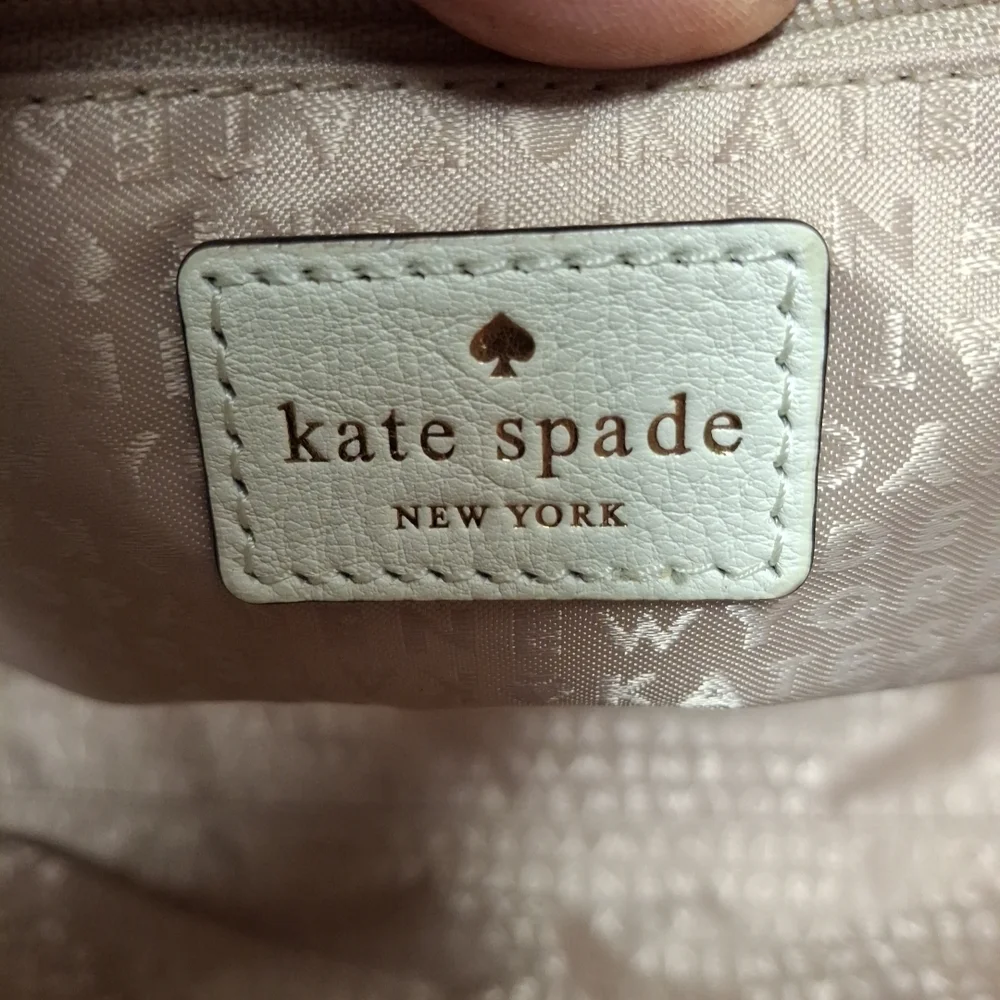 Kate Spade Laurel Wesley Place Convertible Crossbody Satchel 14"×9" - Picture 8 of 9